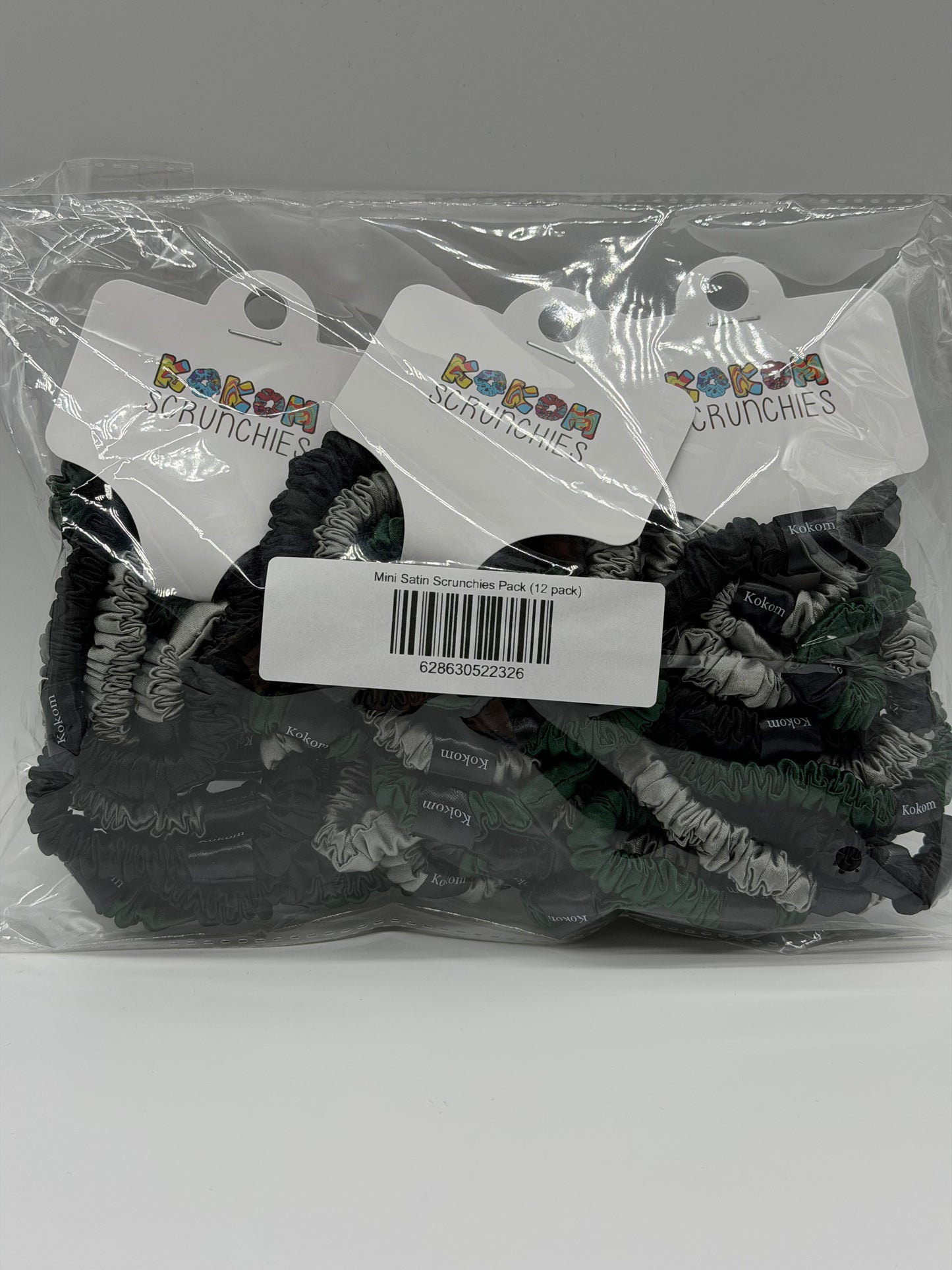 Mini Satin Scrunchies Pack (12 pack)