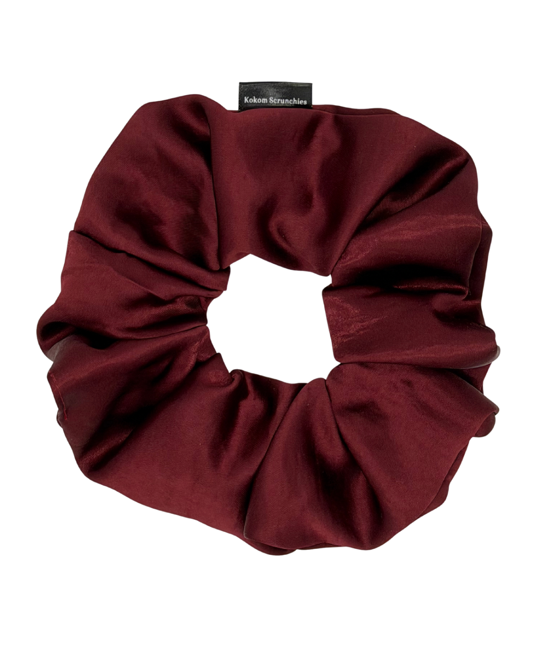 XL Scrunchie: solid burgundy