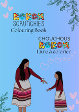 Load image into Gallery viewer, Interactive Colouring Book with 2 sticker pages (bilingual)
