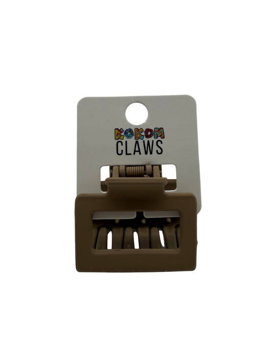 The Mini Brown Hair Claw