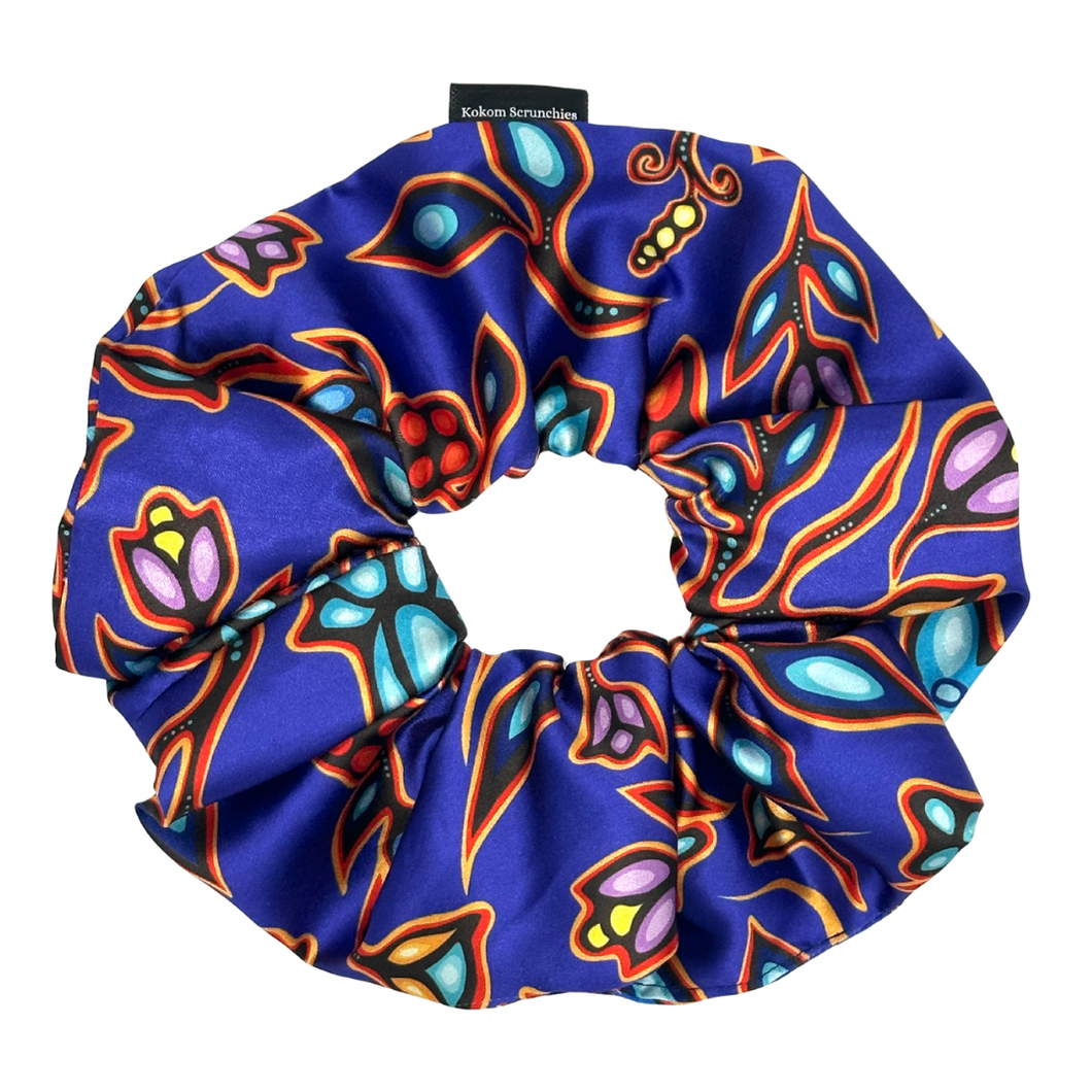XL Scrunchie: purple satin