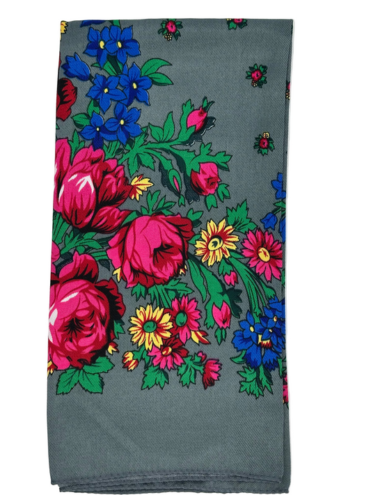 Dark Grey Kokom Scarf