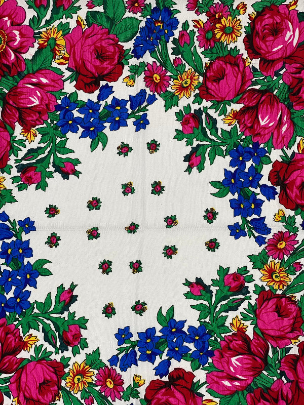 Floral design on white background